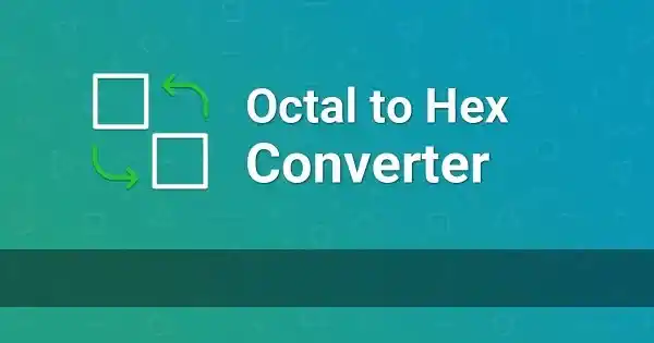 Free Octal to HEX Converter Tool